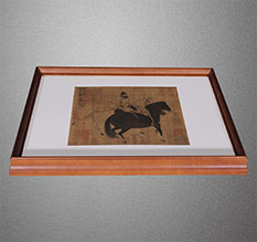 双台子书画装裱配框服务案例